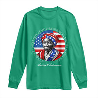 Harriet Tubman Patriotic Long Sleeve Shirt Black History Month Gift