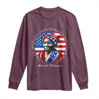 Harriet Tubman Patriotic Long Sleeve Shirt Black History Month Gift