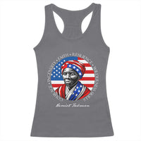 Harriet Tubman Patriotic Racerback Tank Top Black History Month Gift