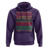 Harriet Tubman Powerful Quote Hoodie Female Empowerment History Gift - Wonder Print Shop