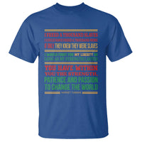 Harriet Tubman Powerful Quote T Shirt Female Empowerment History Gift - Wonder Print Shop