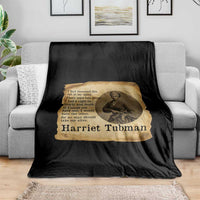 Harriet Tubman Quote Throw Blanket Liberty Or Death Empowerment Gift - Wonder Print Shop