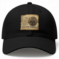 Harriet Tubman Quote Baseball Cap Liberty Or Death Empowerment Gift