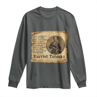 Harriet Tubman Quote Long Sleeve Shirt Liberty Or Death Empowerment Gift - Wonder Print Shop