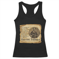 Harriet Tubman Quote Racerback Tank Top Liberty Or Death Empowerment Gift - Wonder Print Shop