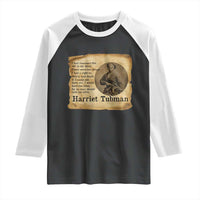Harriet Tubman Quote Raglan Shirt Liberty Or Death Empowerment Gift - Wonder Print Shop