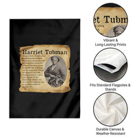 Vintage Harriet Tubman Poster Garden Flag Female Empowerment History Gift - Wonder Print Shop