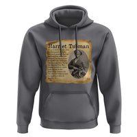 Vintage Harriet Tubman Poster Hoodie Female Empowerment History Gift - Wonder Print Shop