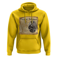 Vintage Harriet Tubman Poster Hoodie Female Empowerment History Gift - Wonder Print Shop