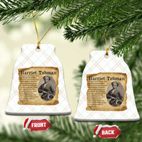 Vintage Harriet Tubman Poster Ceramic Ornament Female Empowerment History Gift - Wonder Print Shop