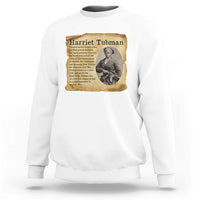 Vintage Harriet Tubman Poster Sweatshirt Female Empowerment History Gift - Wonder Print Shop