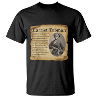 Vintage Harriet Tubman Poster T Shirt Female Empowerment History Gift - Wonder Print Shop
