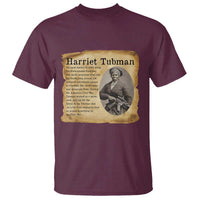 Vintage Harriet Tubman Poster T Shirt Female Empowerment History Gift - Wonder Print Shop