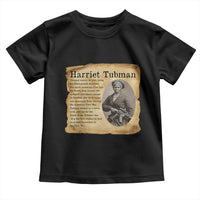 Vintage Harriet Tubman Poster Toddler T Shirt Female Empowerment History Gift - Wonder Print Shop