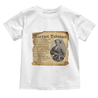 Vintage Harriet Tubman Poster Toddler T Shirt Female Empowerment History Gift - Wonder Print Shop