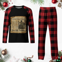 Harriet Tubman Quote Plaid Pajama Set I Freed A Thousand People Vintage Poster - Wonder Print Shop