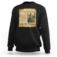 Harriet Tubman Quote Sweatshirt I Freed A Thousand People Vintage Poster - Wonder Print Shop