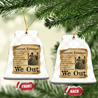 Vintage Harriet Tubman We Out Ceramic Ornament Black American Hero History Gift - Wonder Print Shop