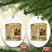 Vintage Harriet Tubman We Out Ceramic Ornament Black American Hero History Gift - Wonder Print Shop