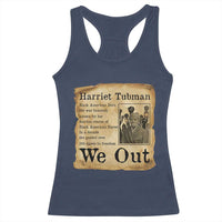 Vintage Harriet Tubman We Out Racerback Tank Top Black American Hero History Gift - Wonder Print Shop