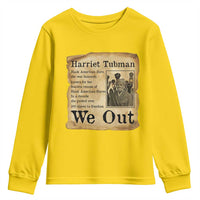 Vintage Harriet Tubman We Out Youth Sweatshirt Black American Hero History Gift - Wonder Print Shop