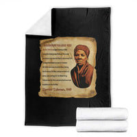 Harriet Tubman Throw Blanket Black American Hero Underground Railroad - Wonder Print Shop