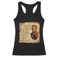 Harriet Tubman Racerback Tank Top Black American Hero Underground Railroad - Wonder Print Shop
