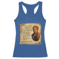 Harriet Tubman Racerback Tank Top Black American Hero Underground Railroad - Wonder Print Shop