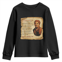 Harriet Tubman Youth Sweatshirt Black American Hero Underground Railroad - Wonder Print Shop