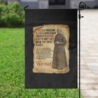 Harriet Tubman We Out Garden Flag Vintage Black History Gift - Wonder Print Shop