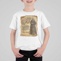 Harriet Tubman We Out T Shirt For Kid Vintage Black History Gift - Wonder Print Shop