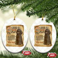 Harriet Tubman We Out Ceramic Ornament Vintage Black History Gift - Wonder Print Shop