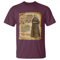 Harriet Tubman We Out T Shirt Vintage Black History Gift - Wonder Print Shop