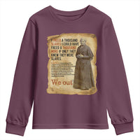 Harriet Tubman We Out Youth Sweatshirt Vintage Black History Gift - Wonder Print Shop