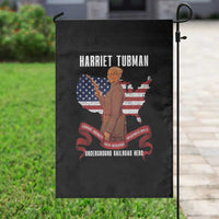 Harriet Tubman Patriotic Garden Flag Strong Black Women Pride