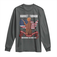 Harriet Tubman Patriotic Long Sleeve Shirt Strong Black Women Pride