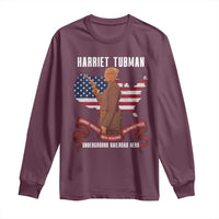 Harriet Tubman Patriotic Long Sleeve Shirt Strong Black Women Pride