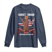 Harriet Tubman Patriotic Long Sleeve Shirt Strong Black Women Pride