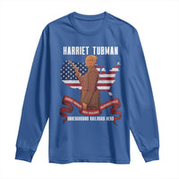 Harriet Tubman Patriotic Long Sleeve Shirt Strong Black Women Pride