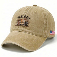 Harriet Tubman We Out 1849 Washed Cotton Baseball Cap Vintage Sunset Black American Hero