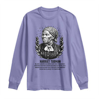 American Hero Harriet Tubman Long Sleeve Shirt Black History Leader Gift - Wonder Print Shop