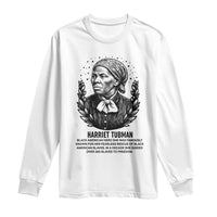American Hero Harriet Tubman Long Sleeve Shirt Black History Leader Gift - Wonder Print Shop