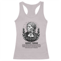American Hero Harriet Tubman Racerback Tank Top Black History Leader Gift - Wonder Print Shop