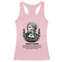 American Hero Harriet Tubman Racerback Tank Top Black History Leader Gift - Wonder Print Shop