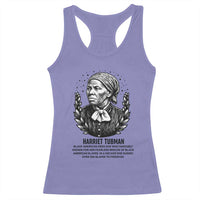 American Hero Harriet Tubman Racerback Tank Top Black History Leader Gift - Wonder Print Shop