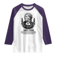 American Hero Harriet Tubman Raglan Shirt Black History Leader Gift - Wonder Print Shop