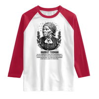 American Hero Harriet Tubman Raglan Shirt Black History Leader Gift - Wonder Print Shop