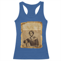 Harriet Tubman Tribute Racerback Tank Top Civil Rights Leader Black History Gift - Wonder Print Shop