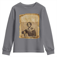 Harriet Tubman Tribute Youth Sweatshirt Civil Rights Leader Black History Gift - Wonder Print Shop