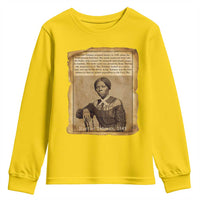 Harriet Tubman Tribute Youth Sweatshirt Civil Rights Leader Black History Gift - Wonder Print Shop